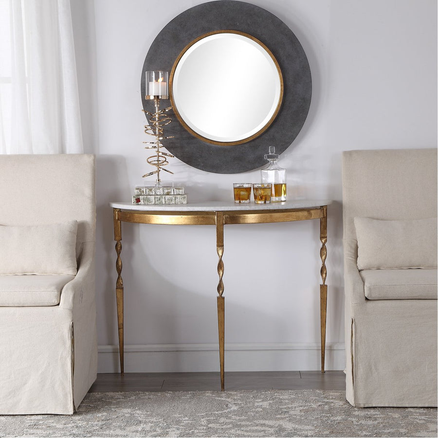 Uttermost Imelda Demilune Console Table