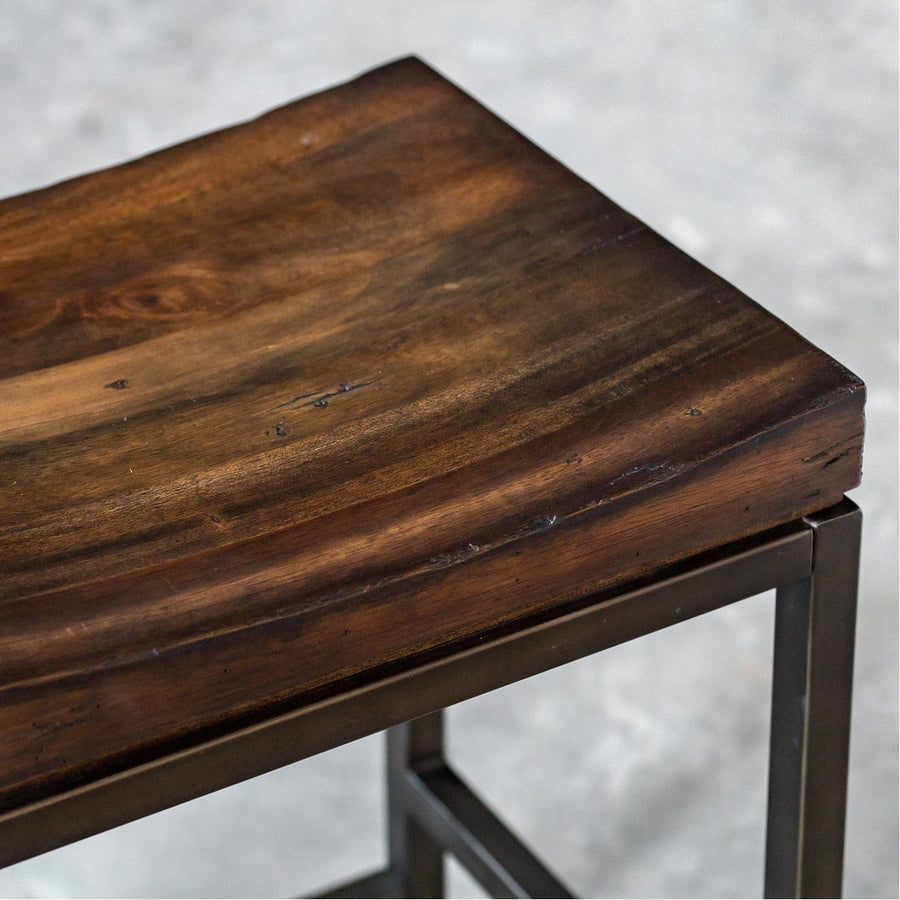 Uttermost Beck Wood Counter Stool