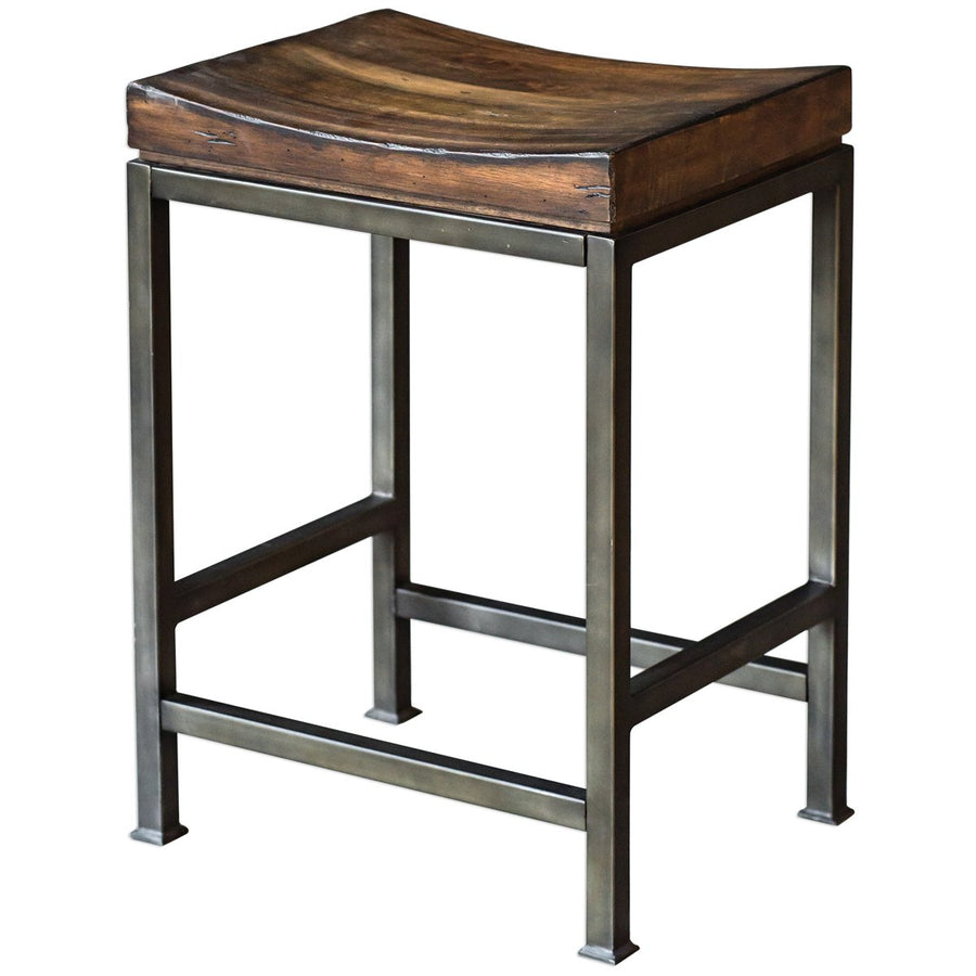 Uttermost Beck Wood Counter Stool