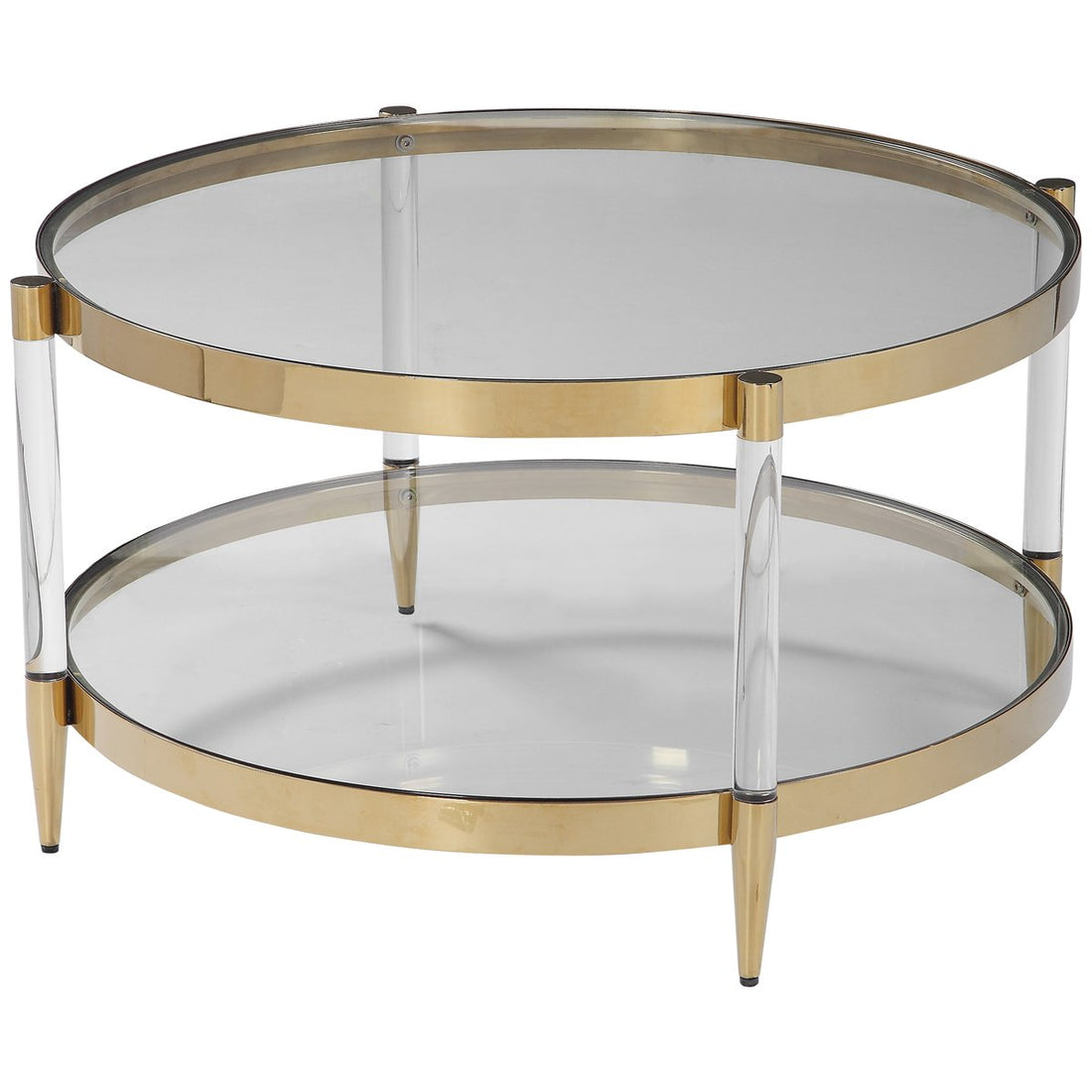 Uttermost Kellen Glass Coffee Table