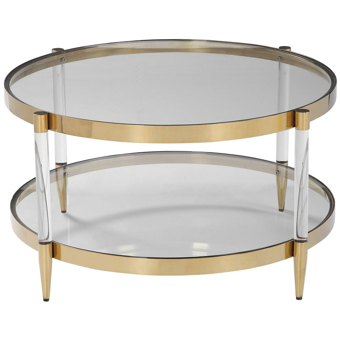 Uttermost Kellen Glass Coffee Table