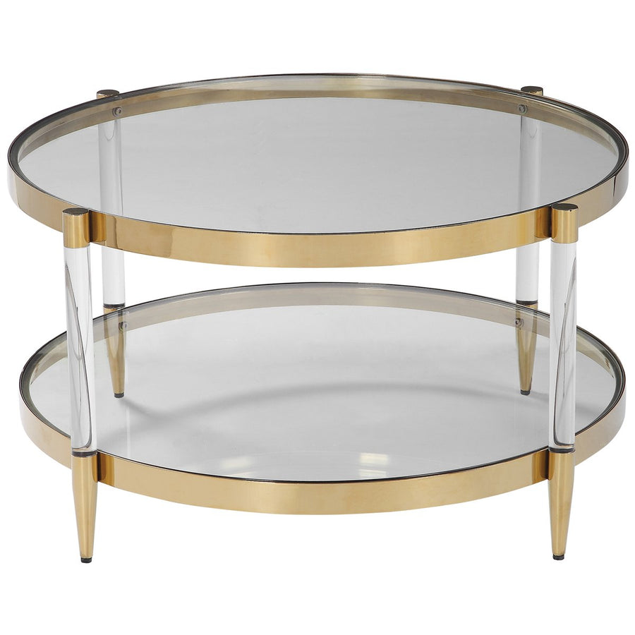 Uttermost Kellen Glass Coffee Table