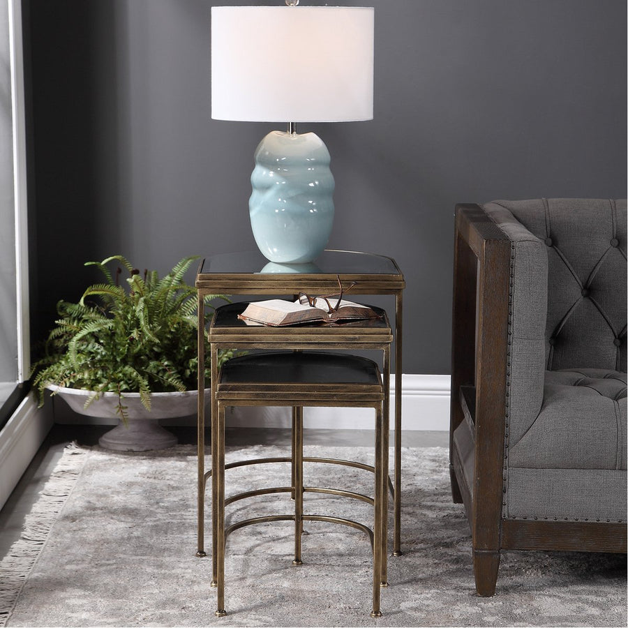 Uttermost India Nesting Tables, 3-Piece Set