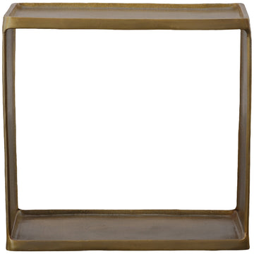 Uttermost Derwent Antique Brass Side Table