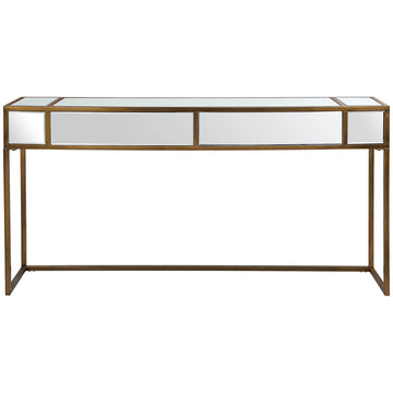 Uttermost Reflect Mirrored Console Table