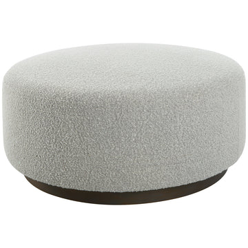 Uttermost Avila Large Gray Ottoman