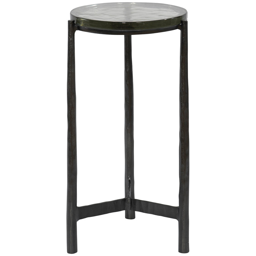 Uttermost Eternity Iron and Glass Accent Table