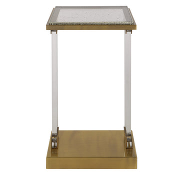 Uttermost Muse Seeded Glass Accent Table