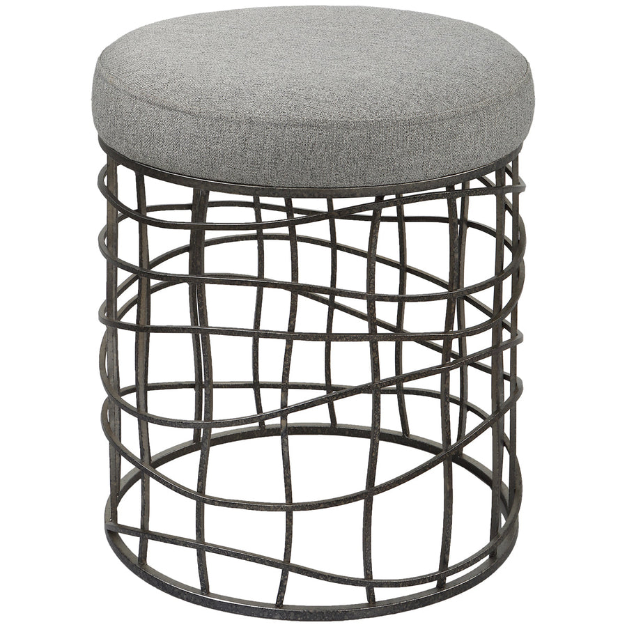 Uttermost Carnival Iron Round Accent Stool