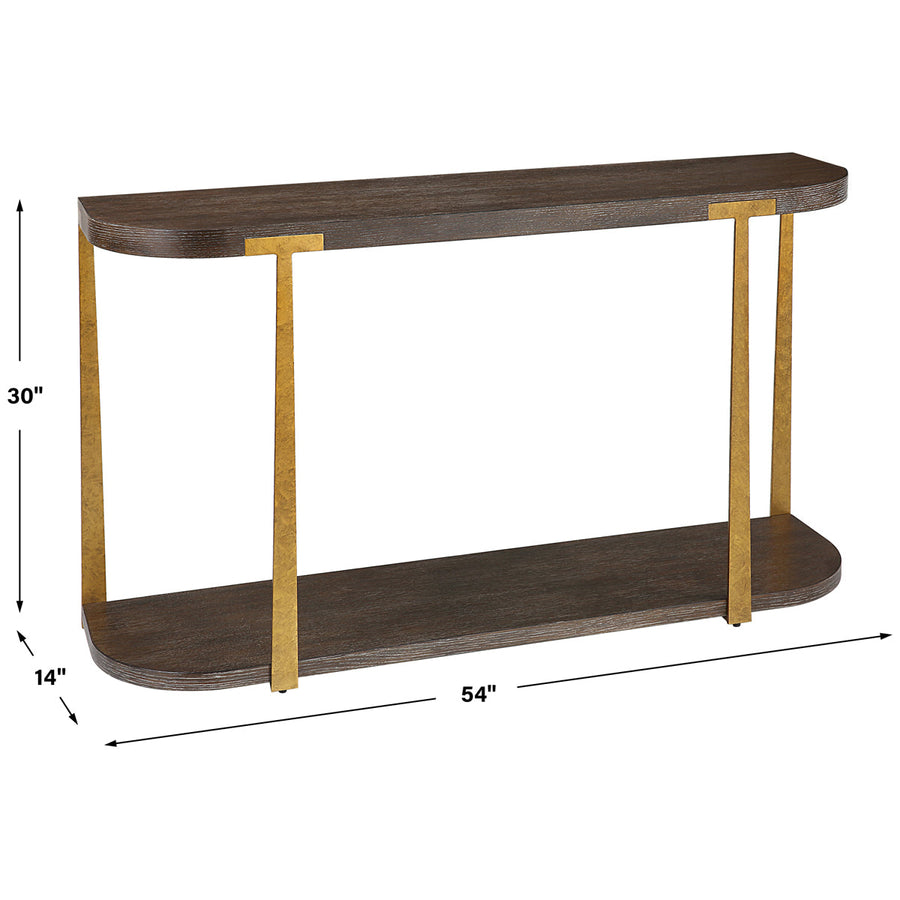 Uttermost Palisade Wood Console Table