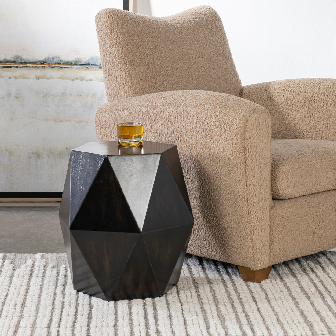 Uttermost Volker Geometric Accent Table