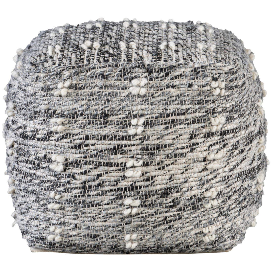 Uttermost Narol Gray Pouf