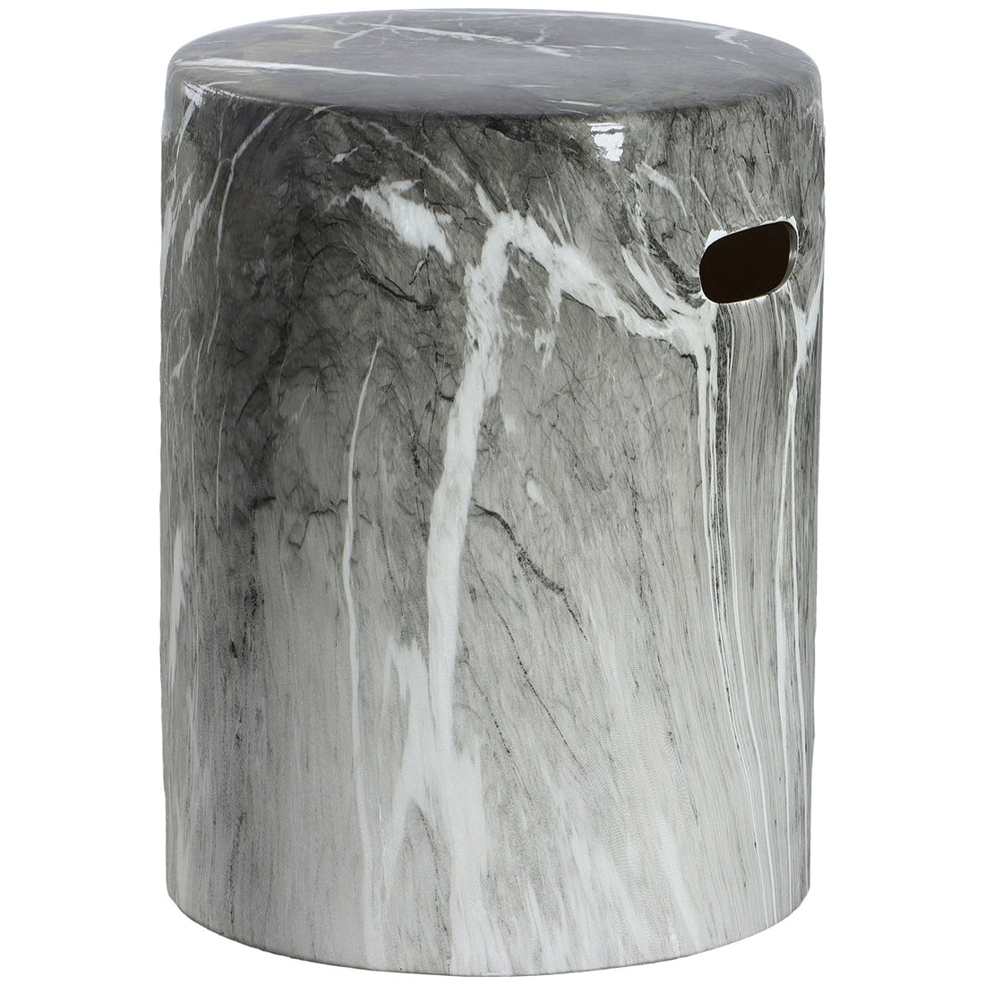 Uttermost Marvel Marbled Garden Stool