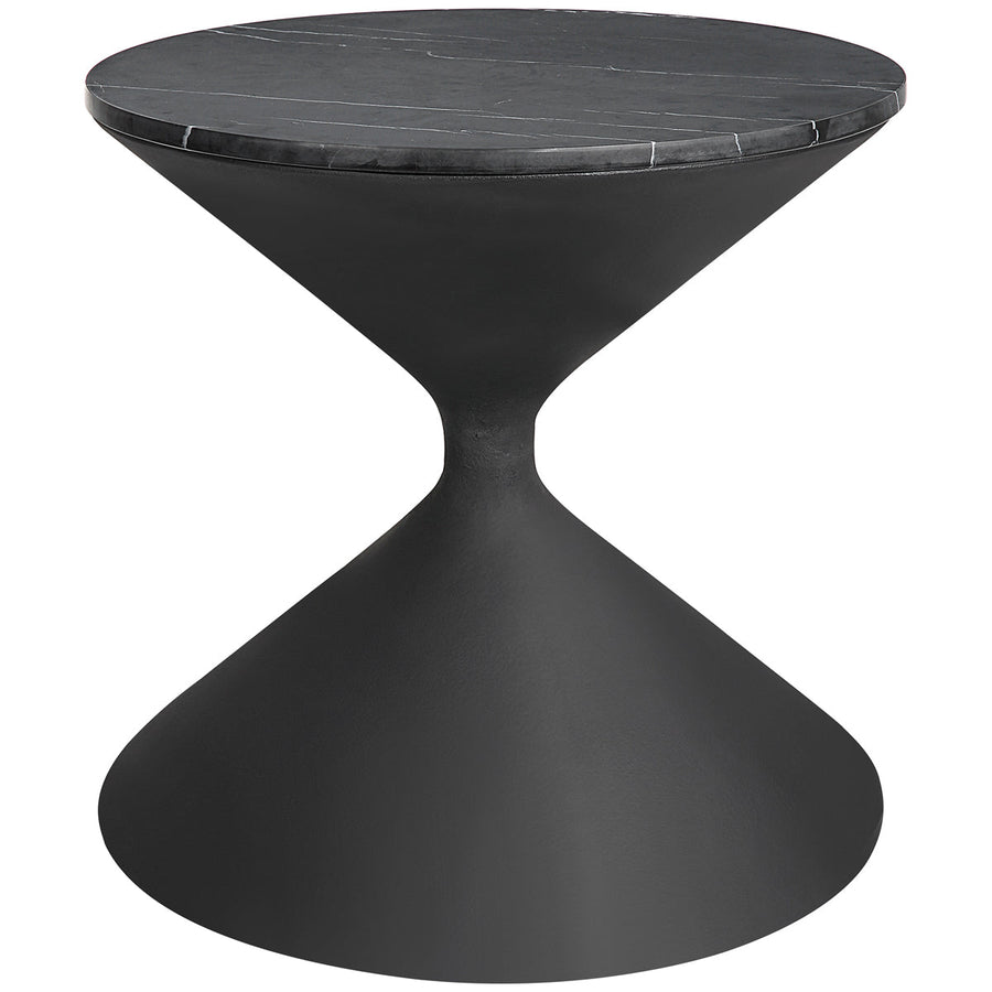 Uttermost Time's Up Hourglass Shaped Side Table