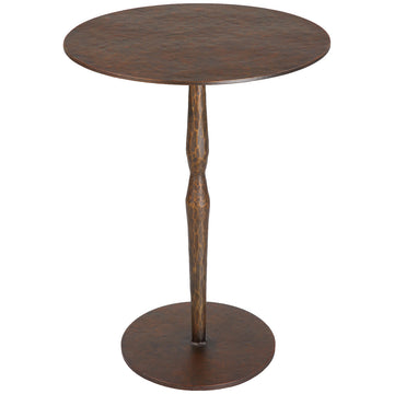 Uttermost Industria Copper Bronze Accent Table