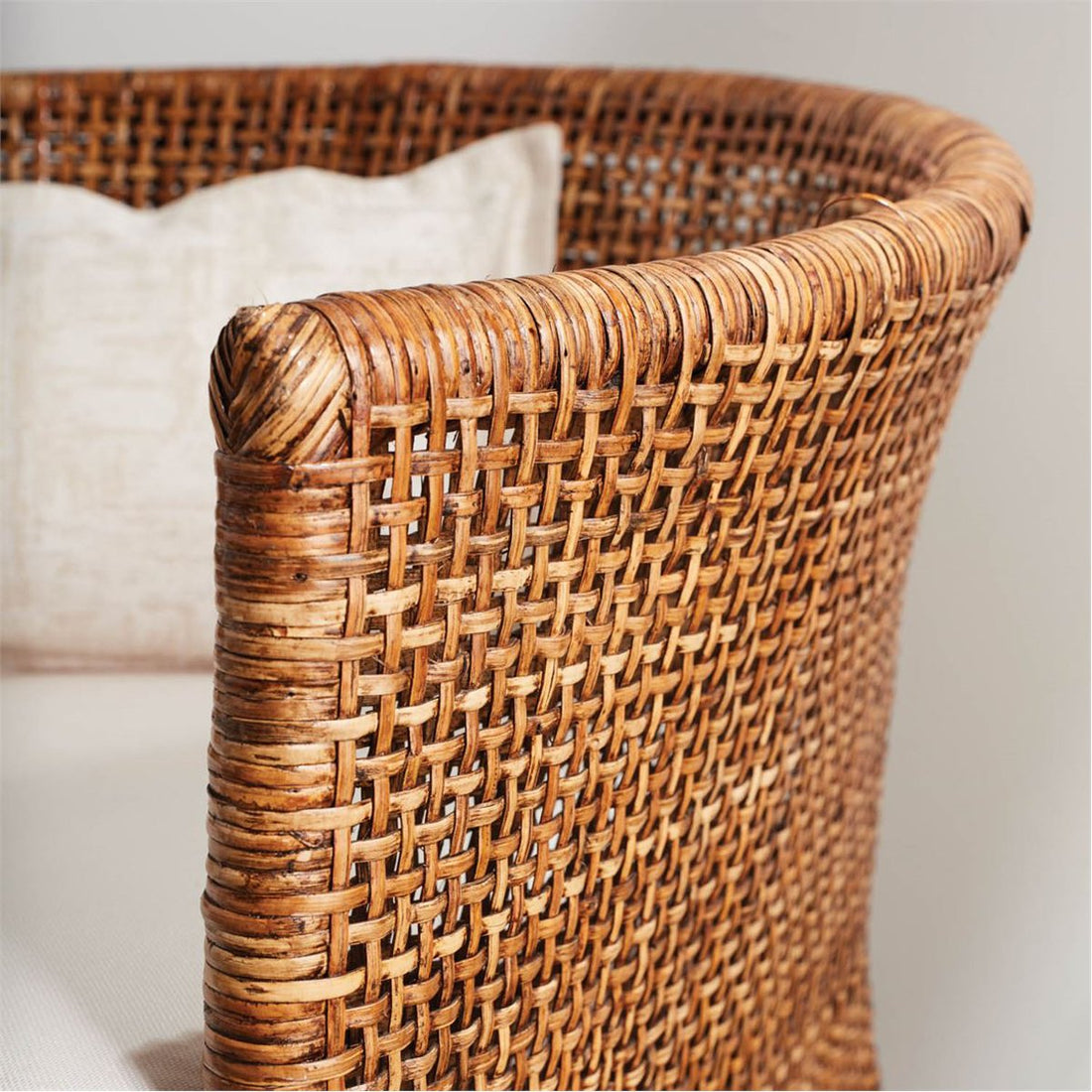 Made Goods Oaklyn Wide Rattan Lounge Chair