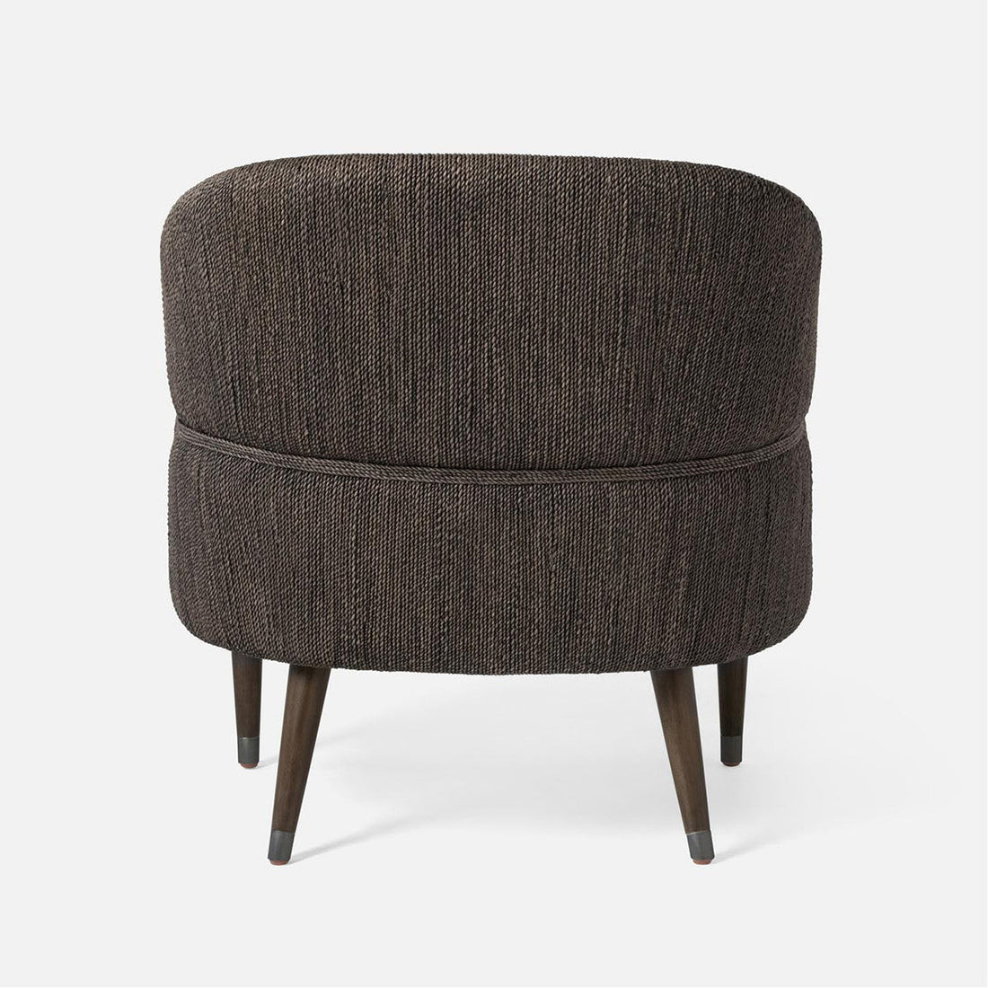 Made Goods Olina Two-Tone Barrel Lounge Chair in Dark Mocha Lampakanay