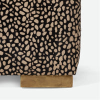 Made Goods Ondrea Animal-Print Stool