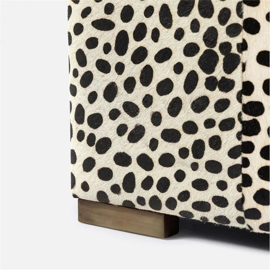 Made Goods Ondrea Animal-Print Stool