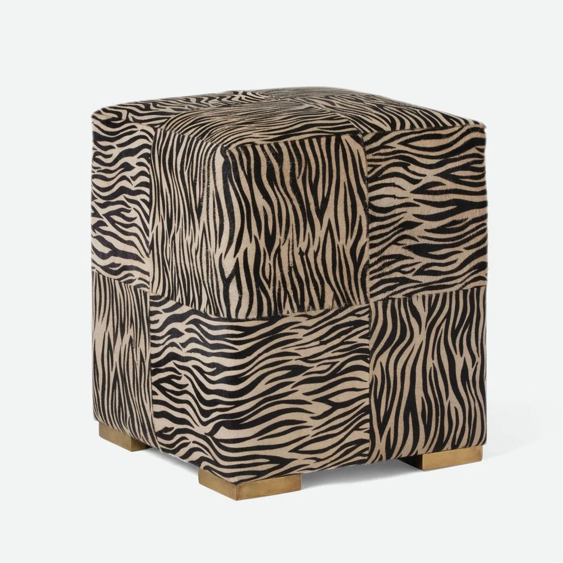 Made Goods Ondrea Animal-Print Stool