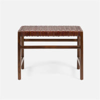 Made Goods Percy Full-Grain Leather Single Bench