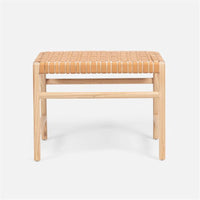 Made Goods Percy Full-Grain Leather Single Bench