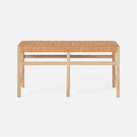 Made Goods Percy Full-Grain Leather Mid-Size Bench