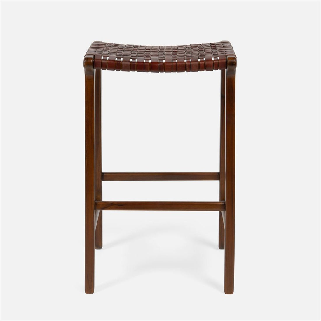 Made Goods Percy Bar Stool in Full-Grain Leather