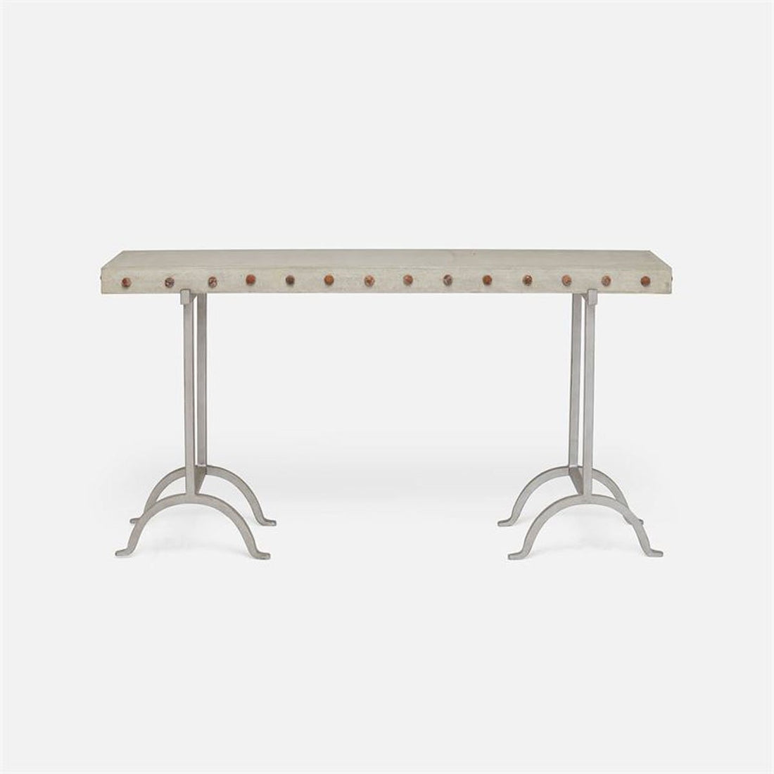 Made Goods Peter Metal and Concrete Console Table