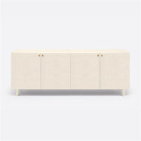 Made Goods Ramon Faux Raffia 4-Door Buffet