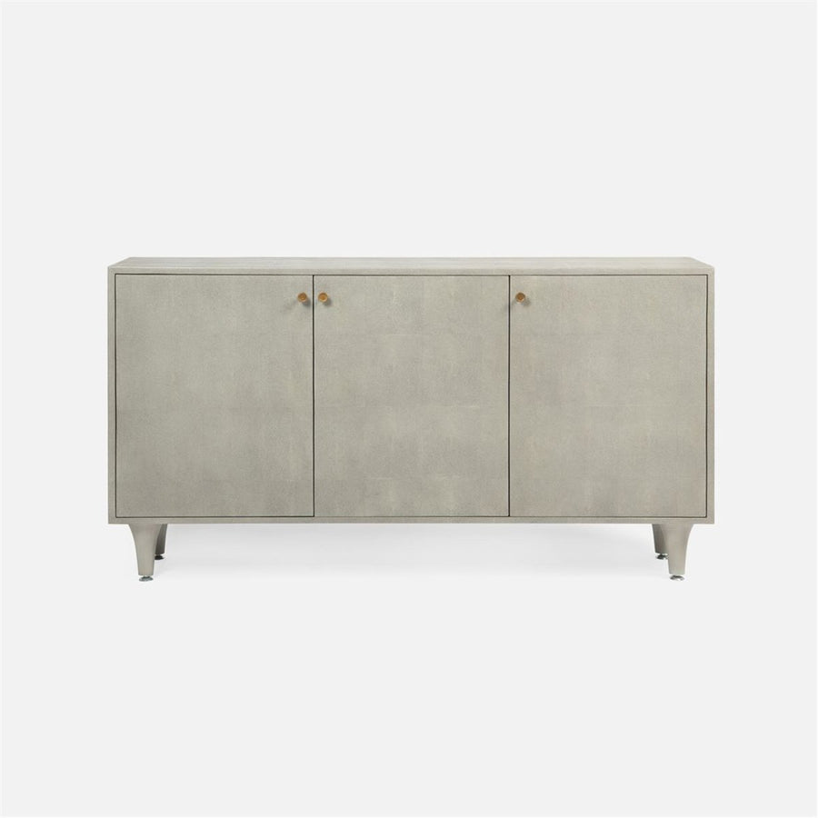 Made Goods Ramon Faux Shagreen 3-Door Buffet