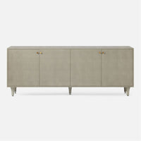 Made Goods Ramon 4-Door Buffet in Faux Shagreen