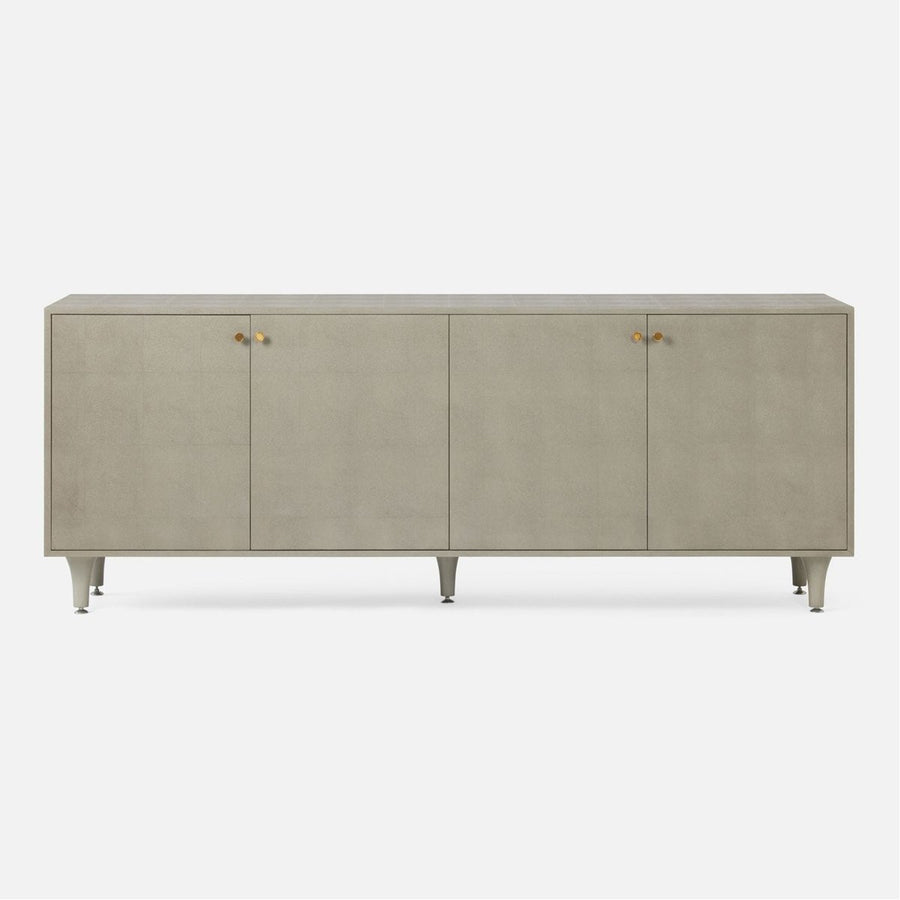 Made Goods Ramon 4-Door Buffet in Faux Shagreen