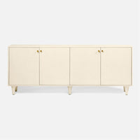 Made Goods Ramon 4-Door Buffet in Faux Shagreen