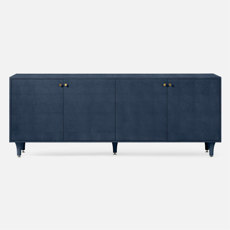 Made Goods Ramon 4-Door Buffet in Faux Shagreen