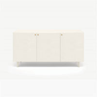 Made Goods Ramon Faux Raffia 3-Door Buffet