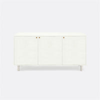 Made Goods Ramon Faux Raffia 3-Door Buffet