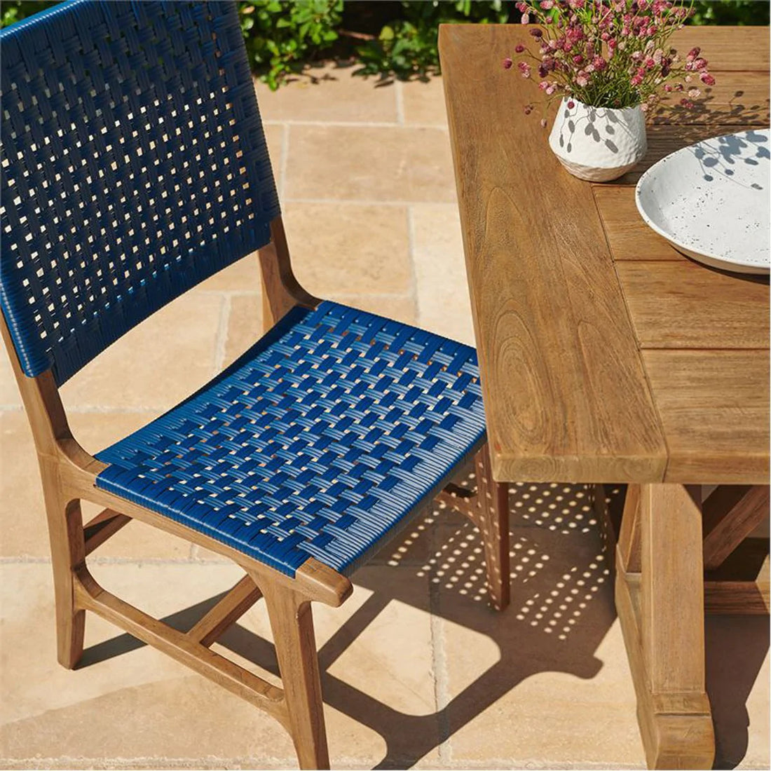 Made Goods Rawley Flat Rattan Outdoor Side Chair