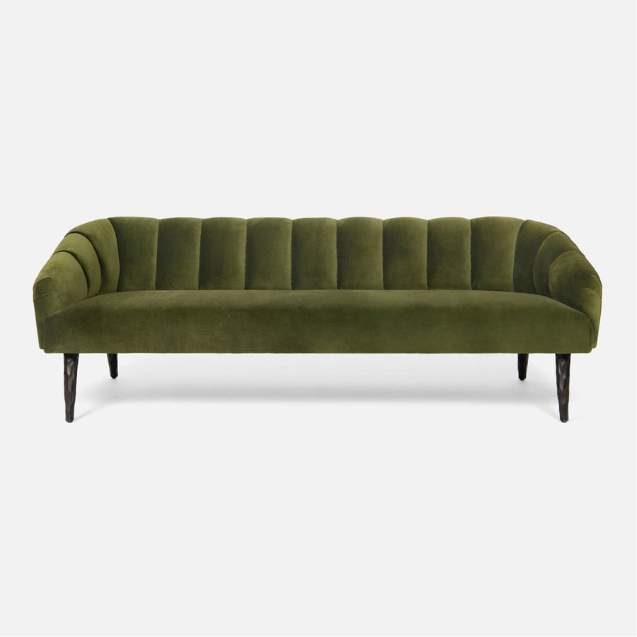 Made Goods Rooney Upholstered Shell Sofa in Danube Fabric