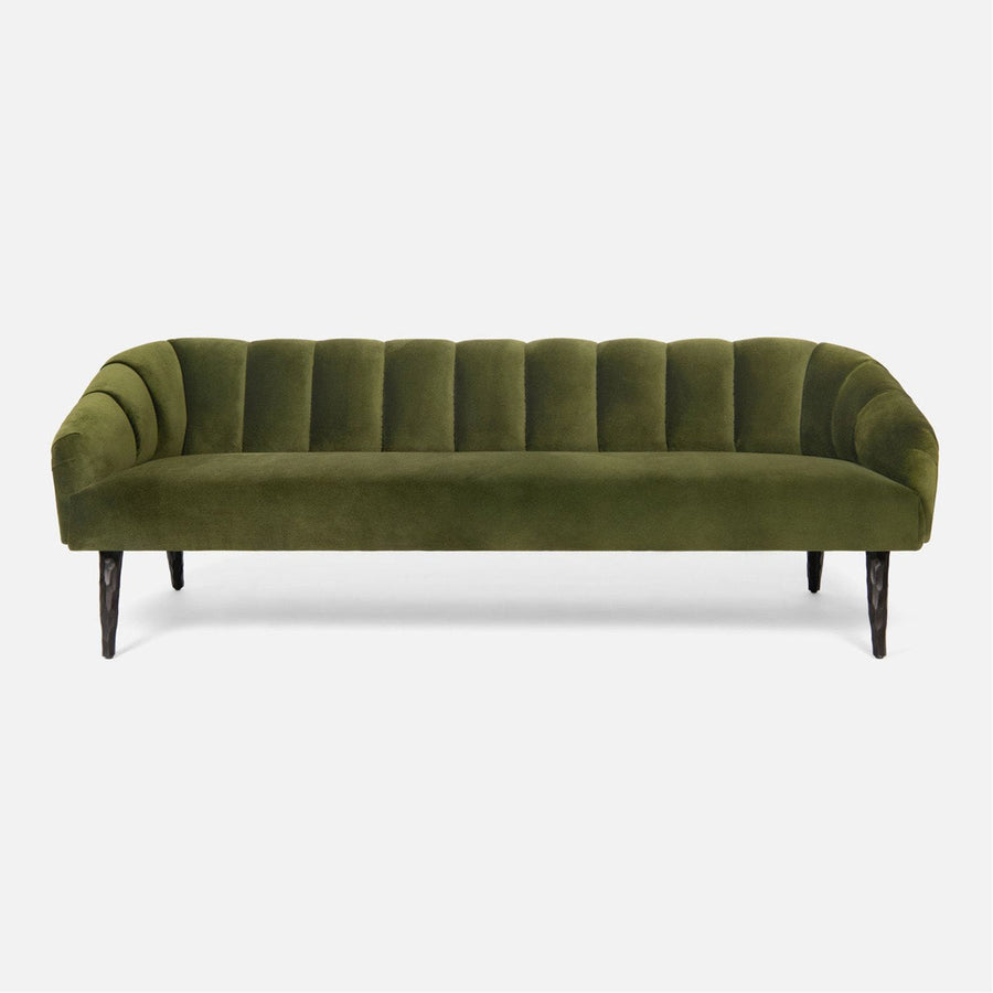 Made Goods Rooney Upholstered Shell Sofa in Liard Cotton Velvet