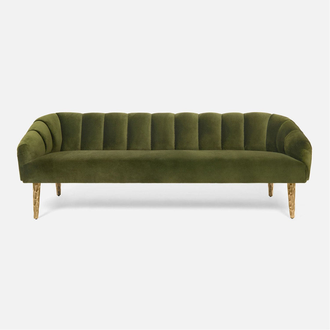 Made Goods Rooney Upholstered Shell Sofa in Weser Fabric