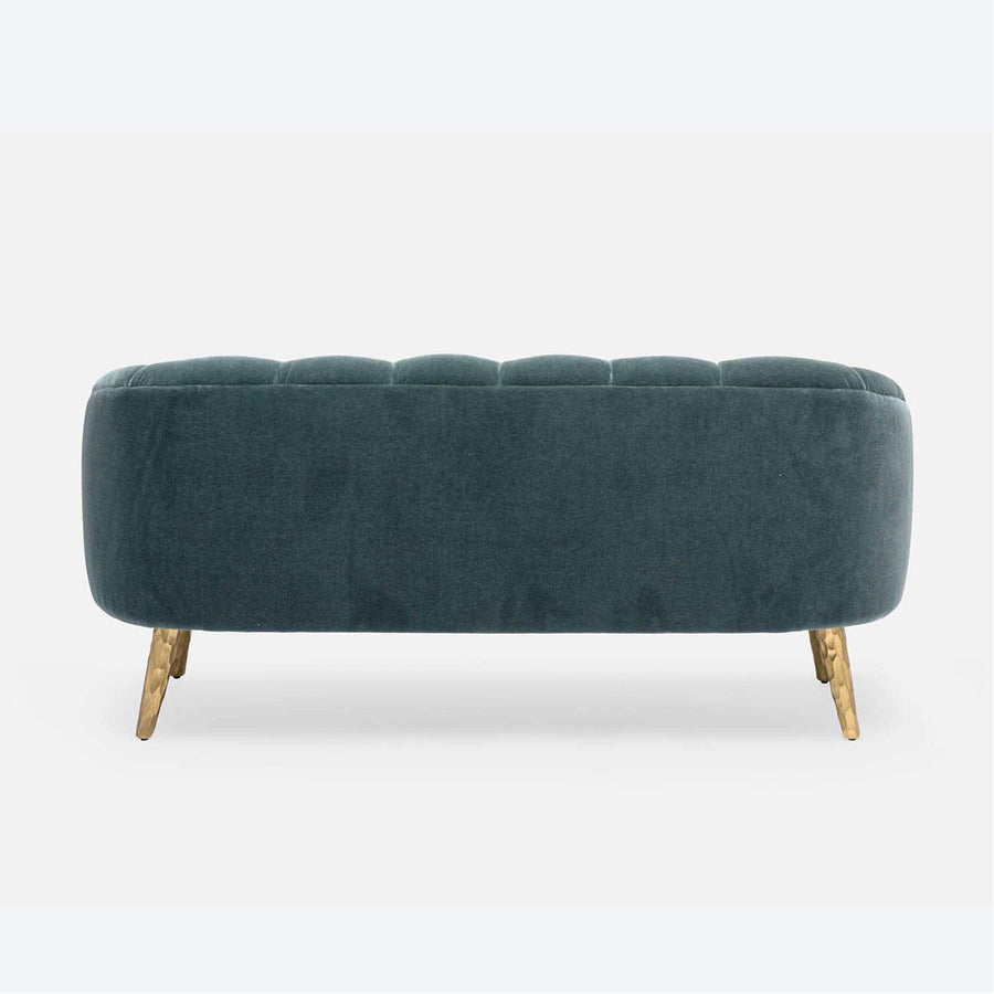 Made Goods Rooney Upholstered Shell 66-Inch Sofette in Arno Fabric