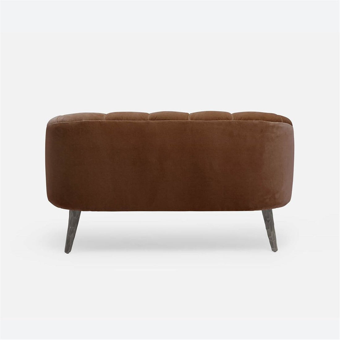 Made Goods Rooney Upholstered Shell 54-Inch Sofette in Colorado Leather