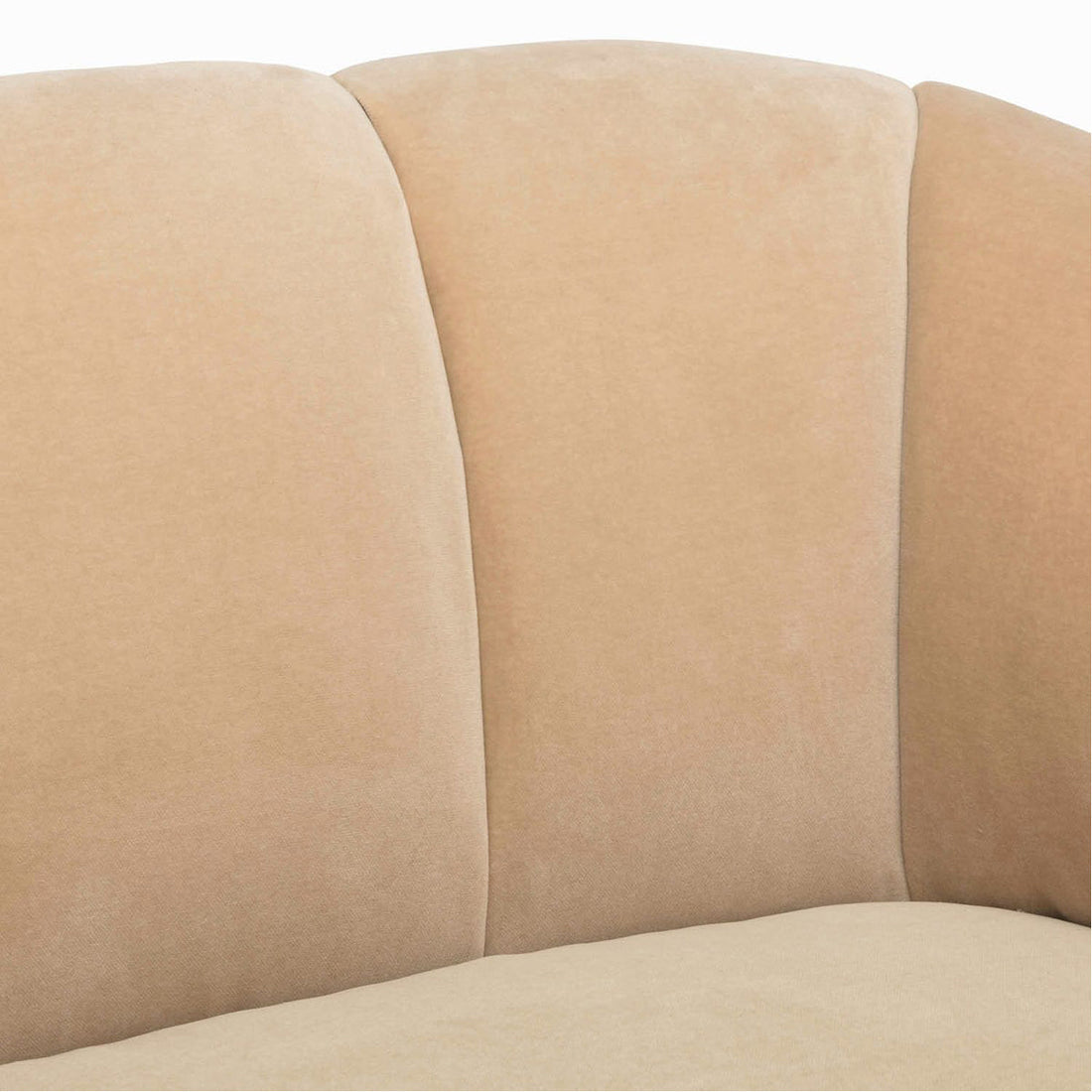 Made Goods Rooney Upholstered Shell Sofette in Havel Velvet