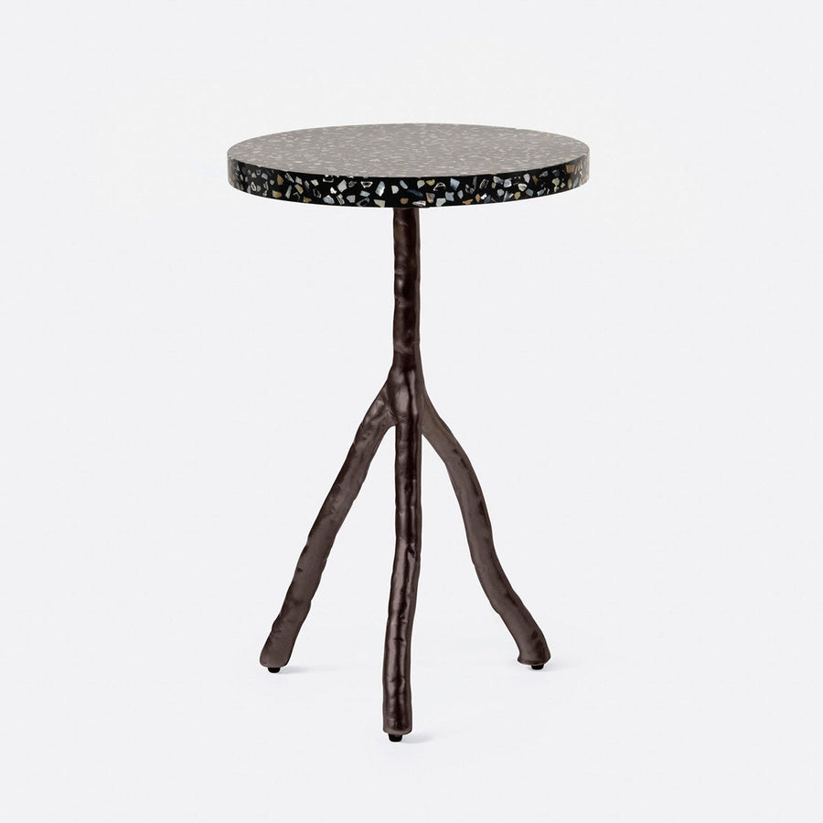 Made Goods Royce Abstract Branch 16-Inch Accent Table in Shell Top