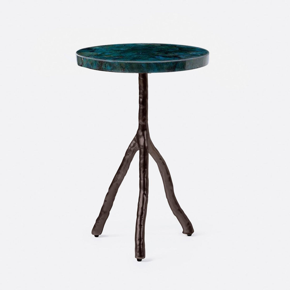 Made Goods Royce Abstract Branch 16-Inch Accent Table in Shell Top