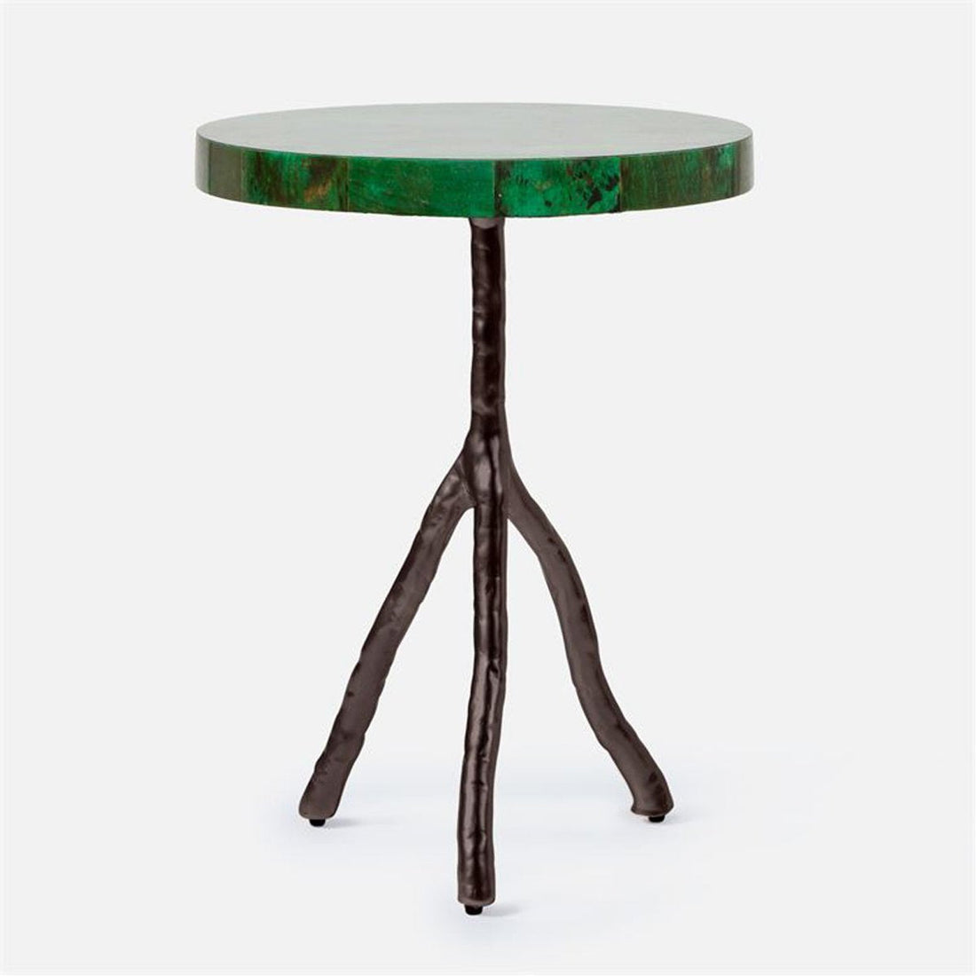 Made Goods Royce Abstract Branch 16-Inch Accent Table in Shell Top