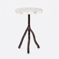 Made Goods Royce Abstract Branch 16-Inch Accent Table in Shell Top