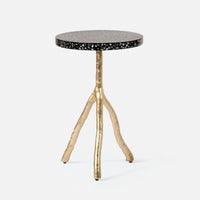 Made Goods Royce Abstract Branch 16-Inch Accent Table in Shell Top