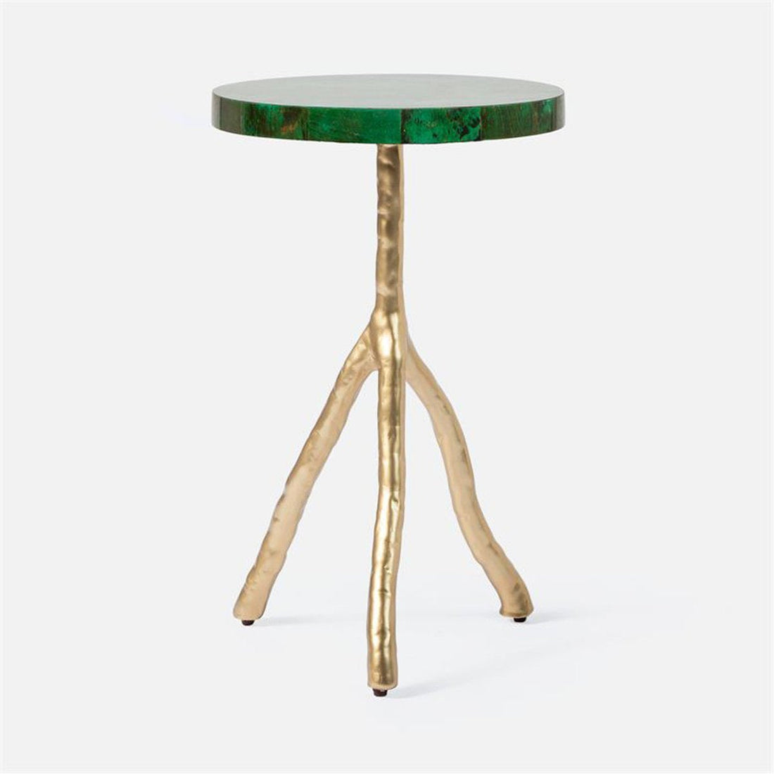 Made Goods Royce Abstract Branch 16-Inch Accent Table in Shell Top